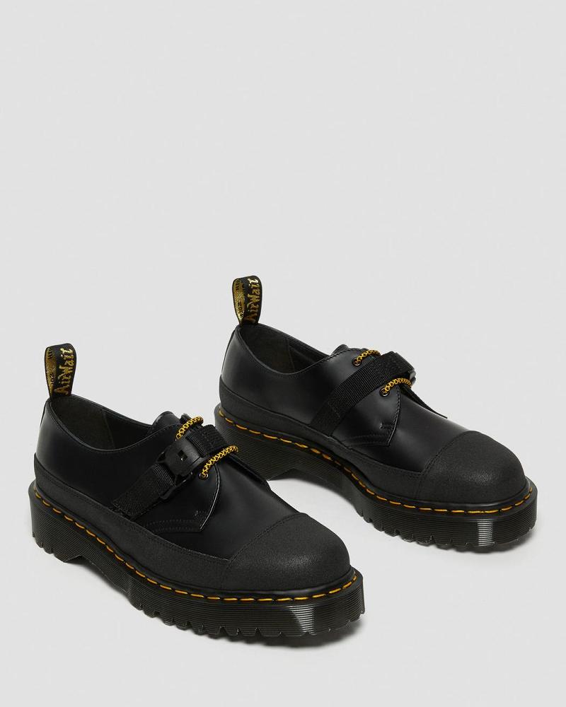 Zapatos Oxford Dr Martens 1461 Made In England Bex Tech Smooth Cuero Hombre Negros | MX 221MQZ